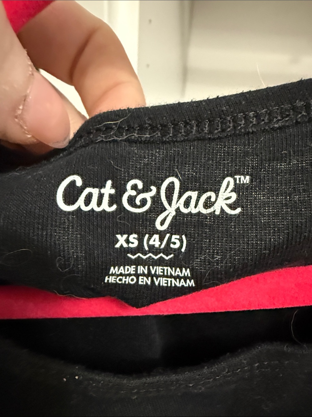 Cat & Jack Black Tank Top with Pink BEAST MODE Graphic - Picture 2 of 3